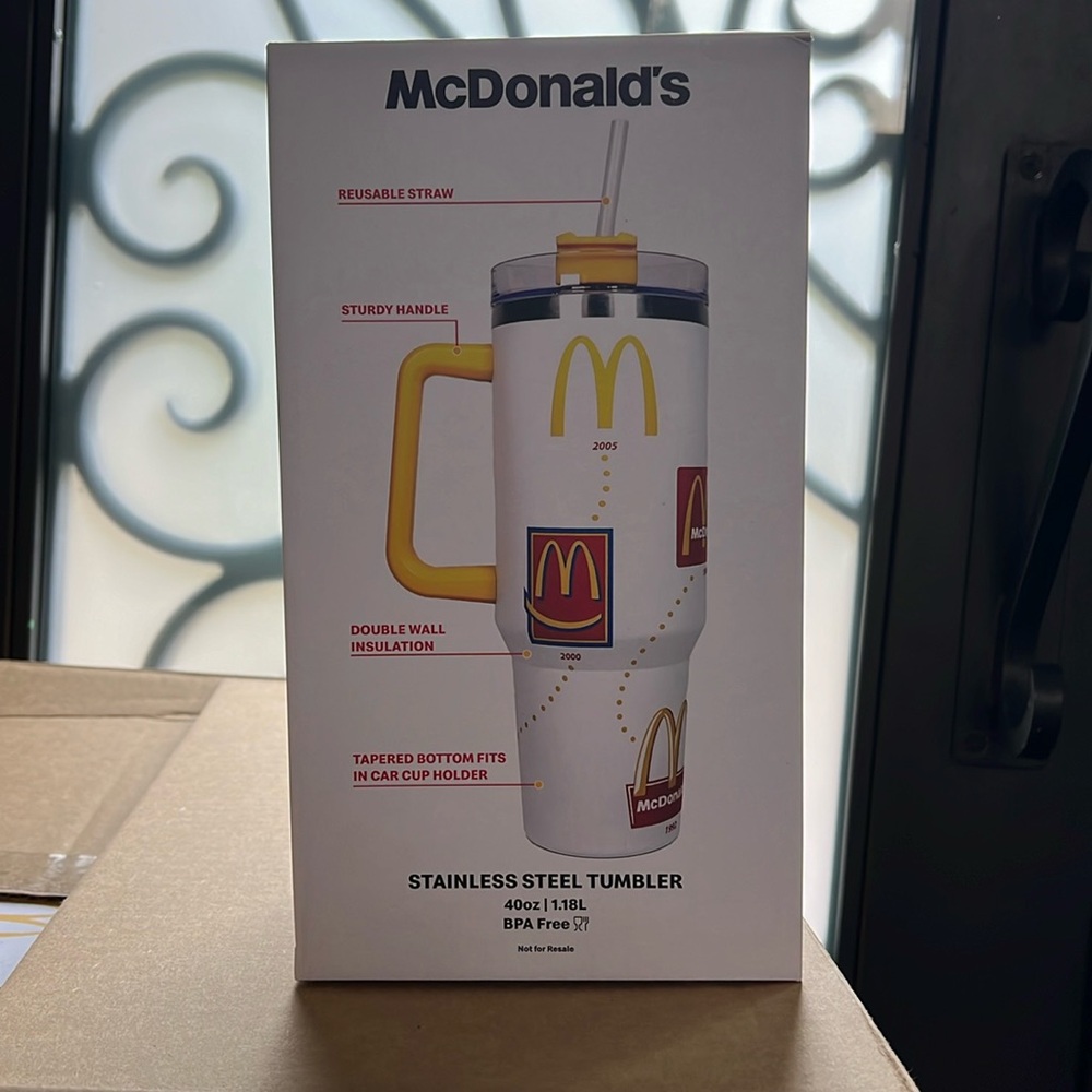 McDonald’s timeline tumbler 
Multiple available